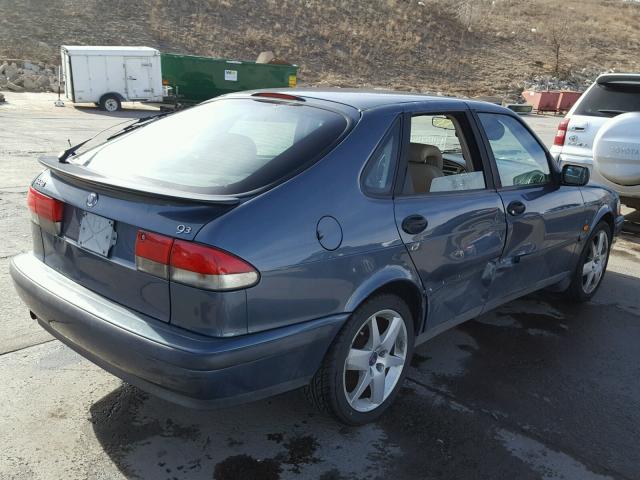 YS3DF55P0X2078711 - 1999 SAAB 9-3 SE BLUE photo 4