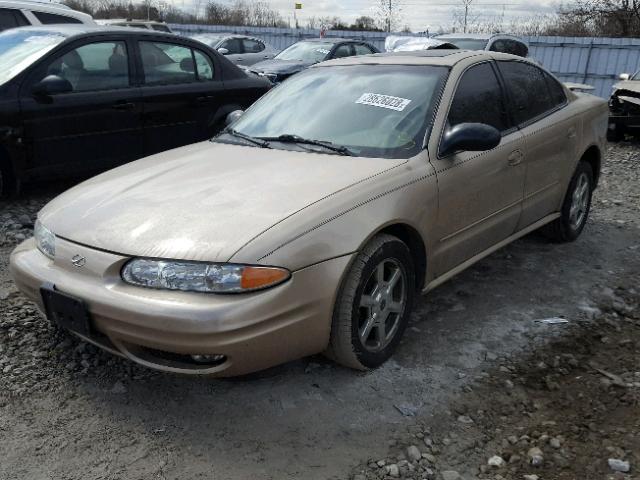 1G3NF52E23C303682 - 2003 OLDSMOBILE ALERO GLS 金色 照片 2