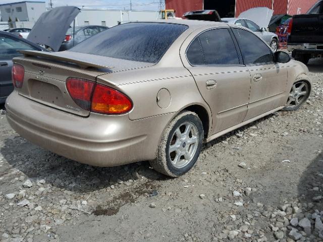 1G3NF52E23C303682 - 2003 OLDSMOBILE ALERO GLS 金色 照片 4