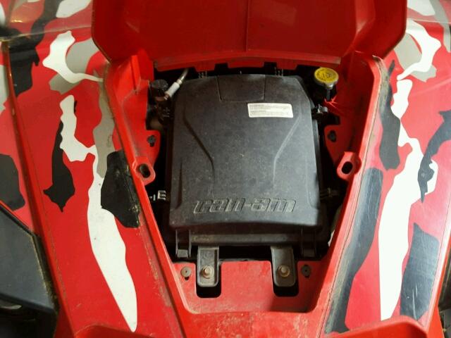 3JBKKHP14BJ000829 - 2011 CAN-AM COMMANDER RED photo 7