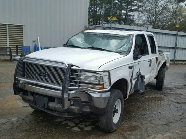 1FTNW21P94EC53273 - 2004 FORD F250 SUPER WHITE photo 2