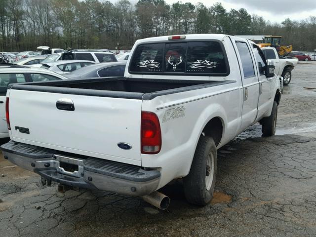 1FTNW21P94EC53273 - 2004 FORD F250 SUPER WHITE photo 4