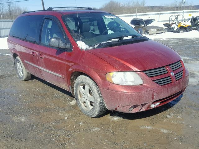 2D4GP44L65R453626 - 2005 DODGE GRAND CARA RED photo 1