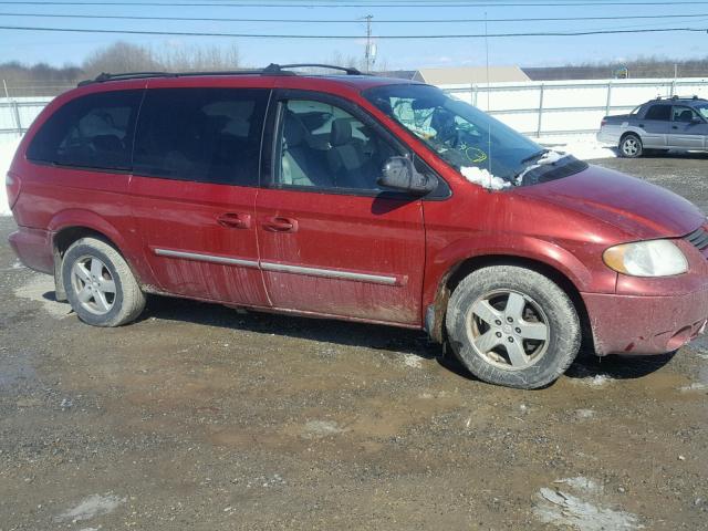 2D4GP44L65R453626 - 2005 DODGE GRAND CARA RED photo 9