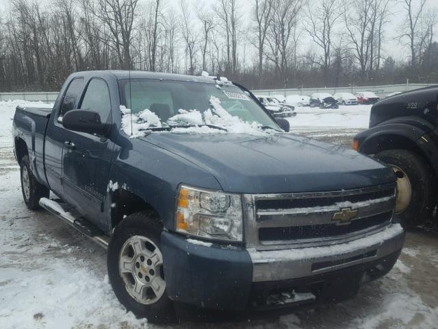 1GCEC29J89Z114390 - 2009 CHEVROLET SILVERADO BLUE photo 1