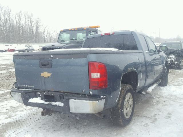 1GCEC29J89Z114390 - 2009 CHEVROLET SILVERADO BLUE photo 4