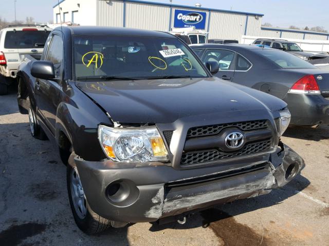 5TFNX4CN3BX004814 - 2011 TOYOTA TACOMA BLACK photo 1