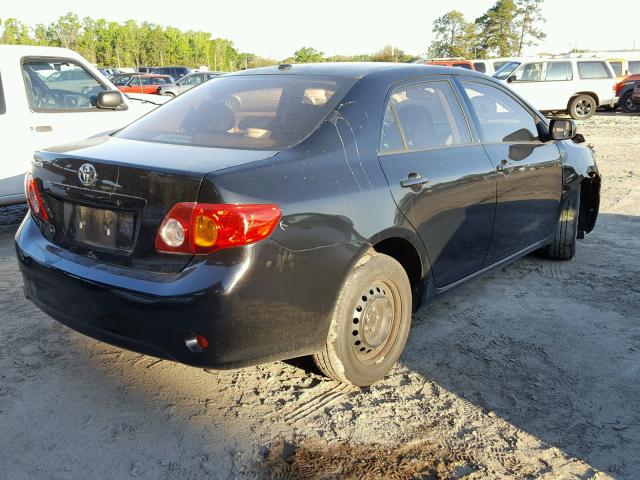 1NXBU4EE4AZ226718 - 2010 TOYOTA COROLLA BA BLACK photo 4