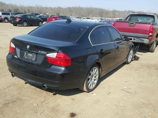 WBAVB73588KY64145 - 2008 BMW 335 I BLACK photo 4