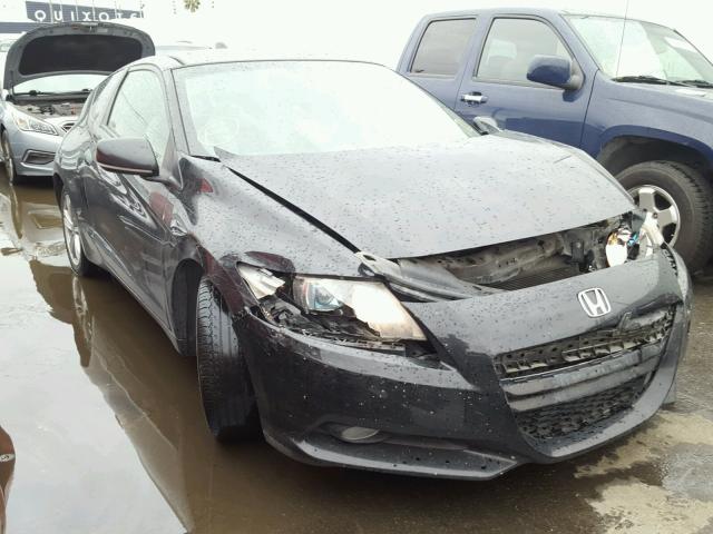 JHMZF1D62BS012957 - 2011 HONDA CR-Z EX BLACK photo 1