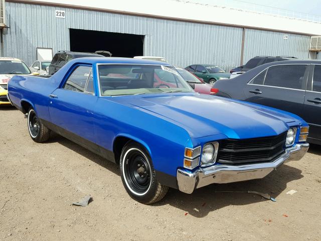 134801L165008 - 1971 CHEVROLET EL CAMINO BLUE photo 1