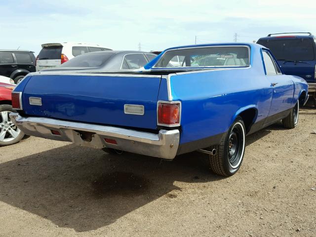 134801L165008 - 1971 CHEVROLET EL CAMINO BLUE photo 4