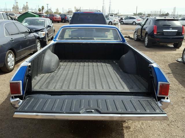 134801L165008 - 1971 CHEVROLET EL CAMINO BLUE photo 6