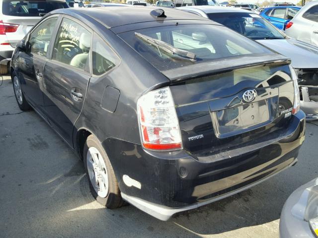 JTDKB20U767538308 - 2006 TOYOTA PRIUS BLACK photo 3