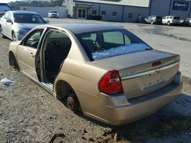 1G1ZS58F77F161775 - 2007 CHEVROLET MALIBU LS GOLD photo 3