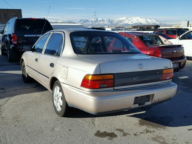 1NXAE04B8SZ312141 - 1995 TOYOTA COROLLA TAN photo 3