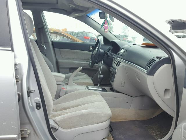 5NPEU46F27H282801 - 2007 HYUNDAI SONATA SE GRAY photo 5