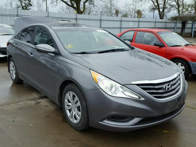 5NPEB4AC9DH594192 - 2013 HYUNDAI SONATA GLS GRAY photo 1