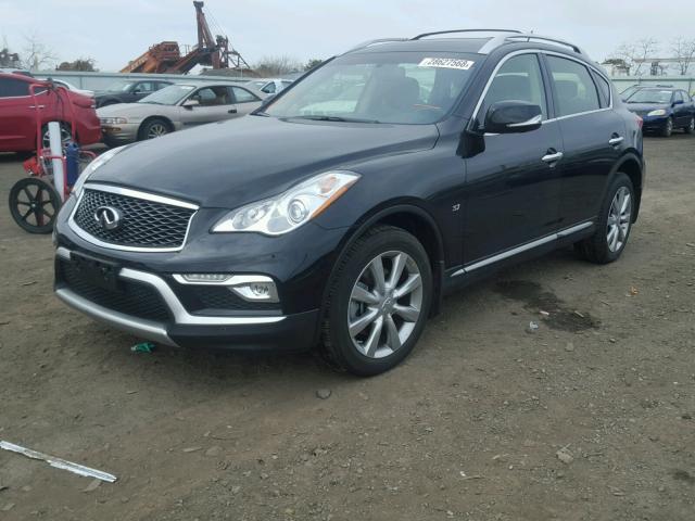 JN1BJ0RR8HM412441 - 2017 INFINITI QX50 BLACK photo 2