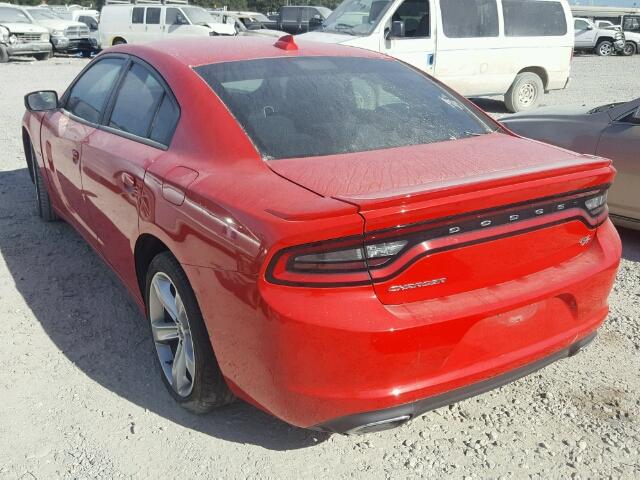 2C3CDXCT8HH520104 - 2017 DODGE CHARGER R/ RED photo 3