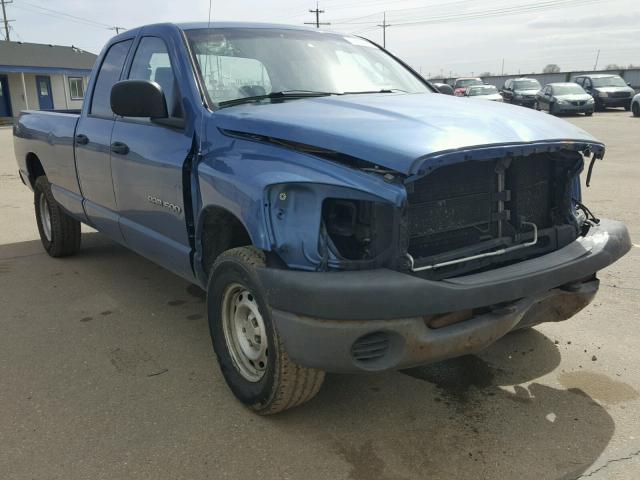 1D7HU18P06J199431 - 2006 DODGE RAM 1500 S BLUE photo 1