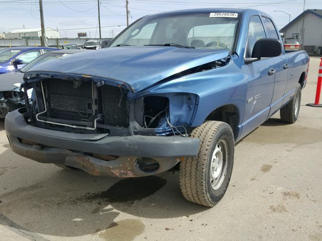 1D7HU18P06J199431 - 2006 DODGE RAM 1500 S BLUE photo 2