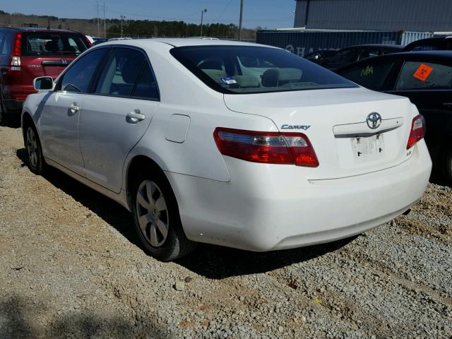 4T1BE46K07U638502 - 2007 TOYOTA CAMRY NEW WHITE photo 3