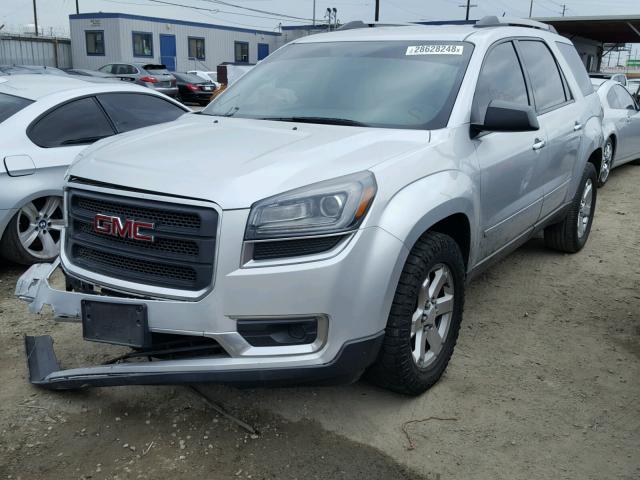 1GKKRNED3FJ101595 - 2015 GMC ACADIA SLE SILVER photo 2