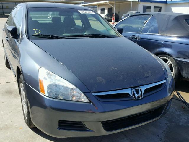 1HGCM56496A028117 - 2006 HONDA ACCORD LX BLUE photo 1