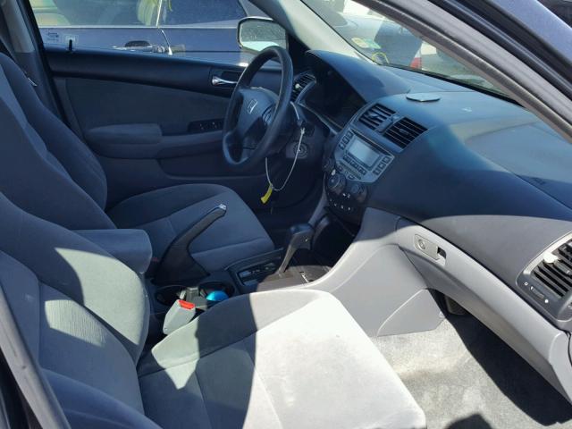 1HGCM56496A028117 - 2006 HONDA ACCORD LX BLUE photo 5