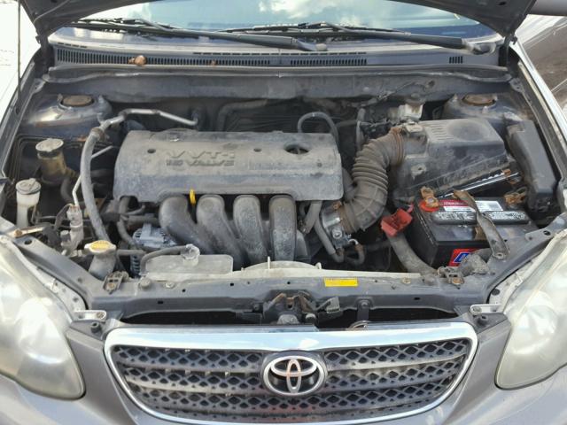 2T1BR32E47C743897 - 2007 TOYOTA COROLLA CE CHARCOAL photo 7