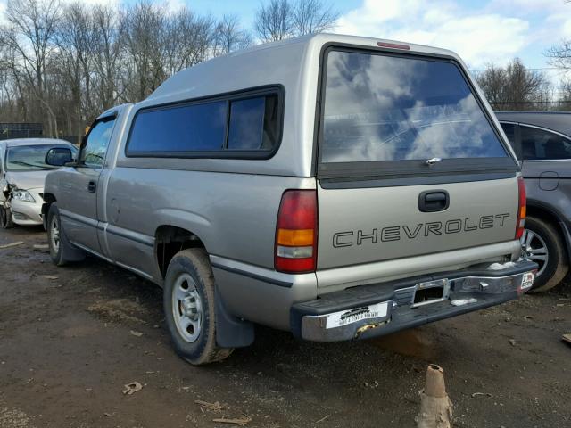 1GCEC14W61Z131898 - 2001 CHEVROLET SILVERADO TAN photo 3