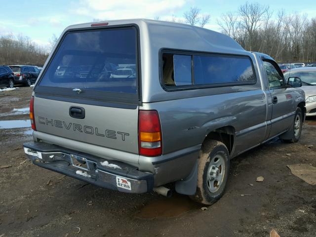 1GCEC14W61Z131898 - 2001 CHEVROLET SILVERADO TAN photo 4