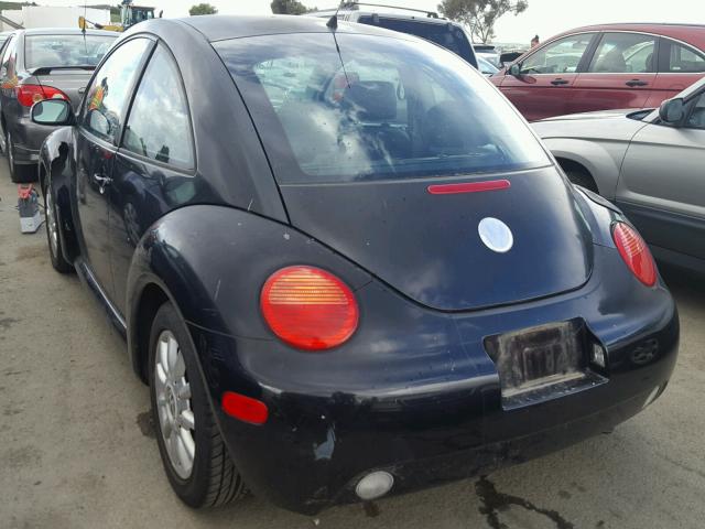 3VWCK21C74M400925 - 2004 VOLKSWAGEN NEW BEETLE 黑色 照片 3