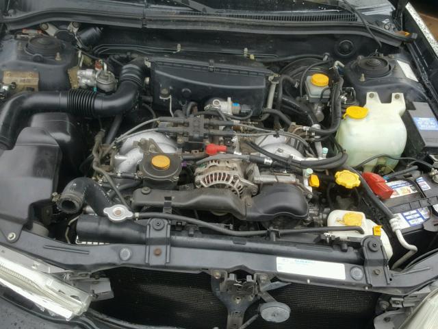 JF1SF65692H759361 - 2002 SUBARU FORESTER S BLACK photo 7