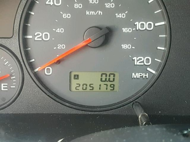 JF1SF65692H759361 - 2002 SUBARU FORESTER S BLACK photo 8