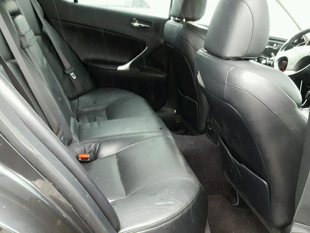 JTHBE262162004472 - 2006 LEXUS IS 350 GRAY photo 6