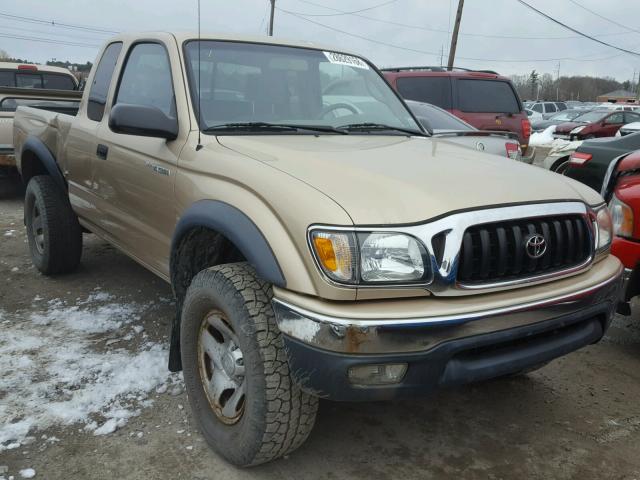 5TEWM72N72Z132546 - 2002 TOYOTA TACOMA XTR GOLD photo 1