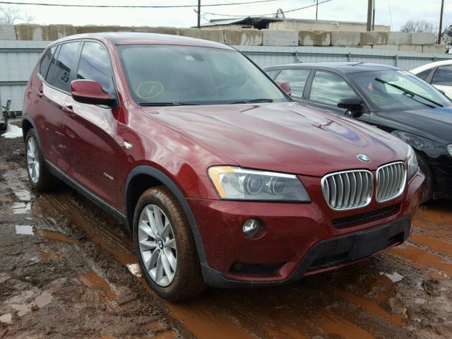 5UXWX9C51E0D27016 - 2014 BMW X3 XDRIVE2 RED photo 1