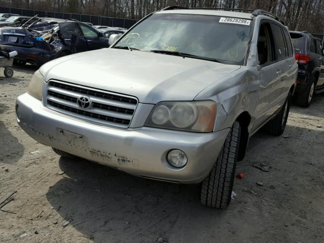 JTEHF21AX30152159 - 2003 TOYOTA HIGHLANDER SILVER photo 2