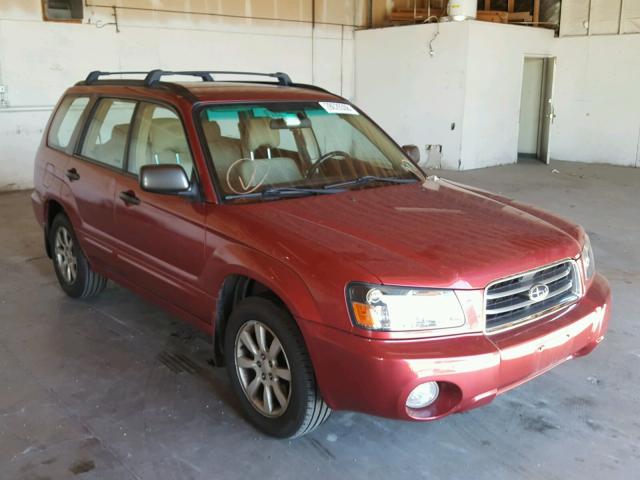 JF1SG65605H702094 - 2005 SUBARU FORESTER 2 BURGUNDY photo 1