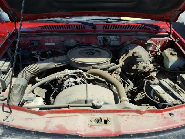 1B7FL26X7RW101127 - 1994 DODGE DAKOTA RED photo 7