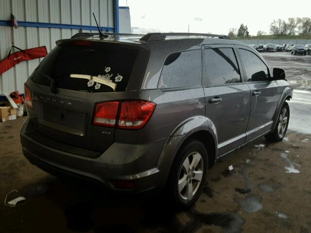 3C4PDDBG6CT216348 - 2012 DODGE JOURNEY SX GRAY photo 4