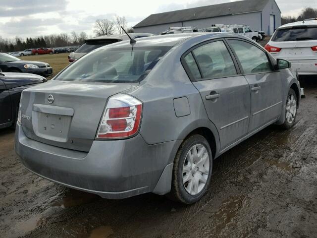 3N1AB61E48L764947 - 2008 NISSAN SENTRA 2.0 GRAY photo 4