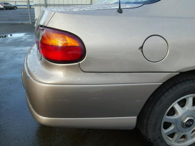 1G1NE52M1W6189924 - 1998 CHEVROLET MALIBU LS BEIGE photo 9