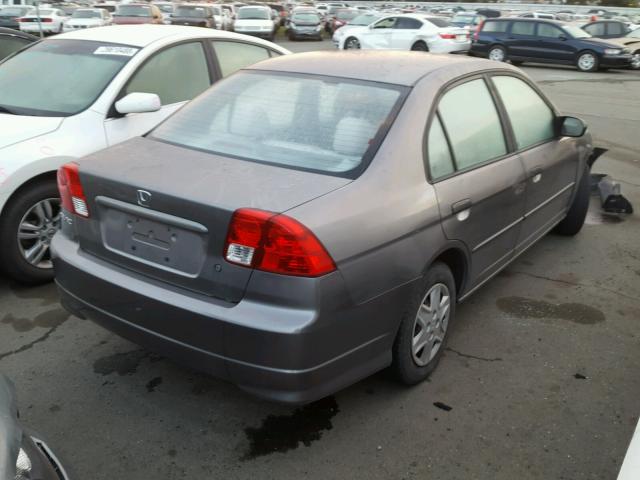 2HGES16325H568293 - 2005 HONDA CIVIC DX V CHARCOAL photo 4