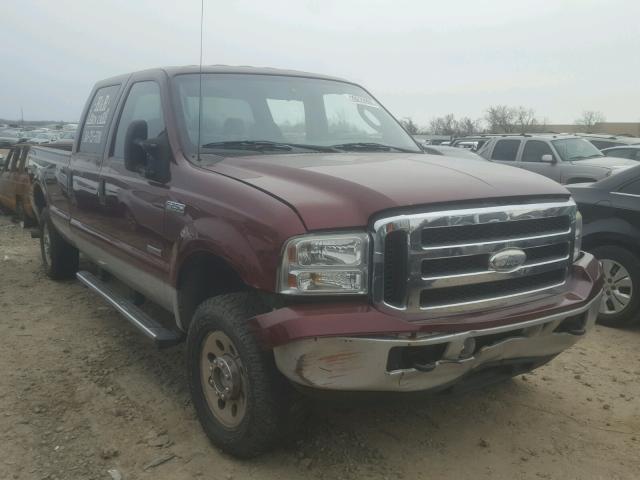 1FTSW21P56EB10438 - 2006 FORD F250 SUPER RED photo 1