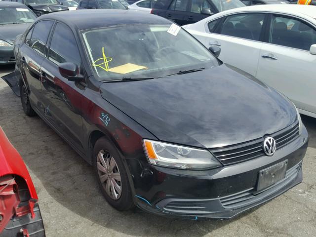 3VW2K7AJ3CM423978 - 2012 VOLKSWAGEN JETTA BASE შავი ფოტო 1