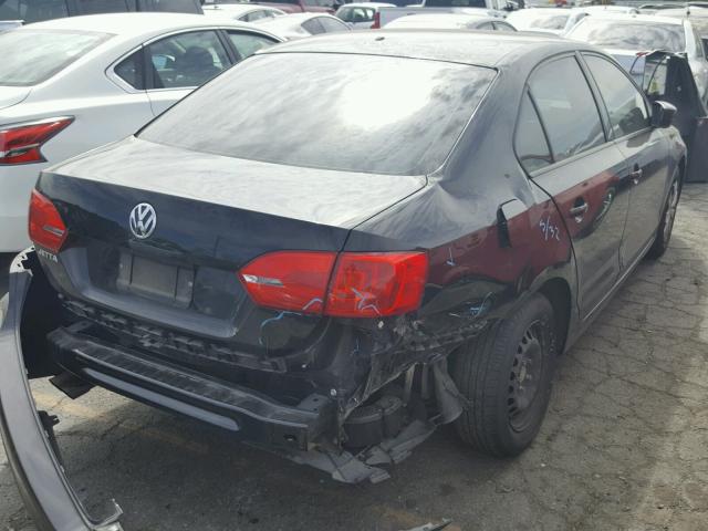 3VW2K7AJ3CM423978 - 2012 VOLKSWAGEN JETTA BASE შავი ფოტო 4