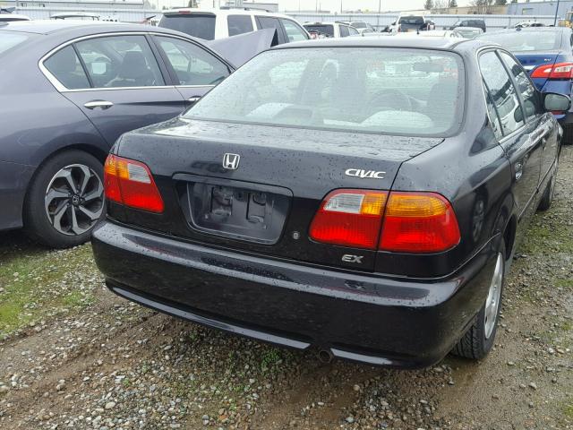 2HGEJ8644XH507664 - 1999 HONDA CIVIC EX შავი ფოტო 4